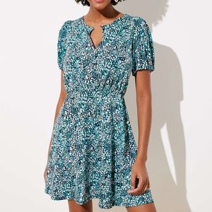 Wildflower puff sleeve dress